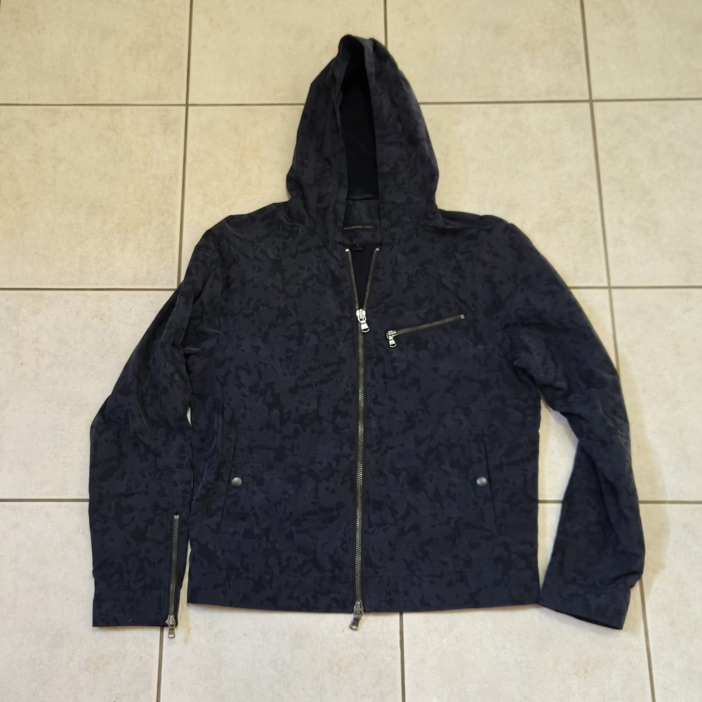 John Varvatos Camo Hooded Jacket